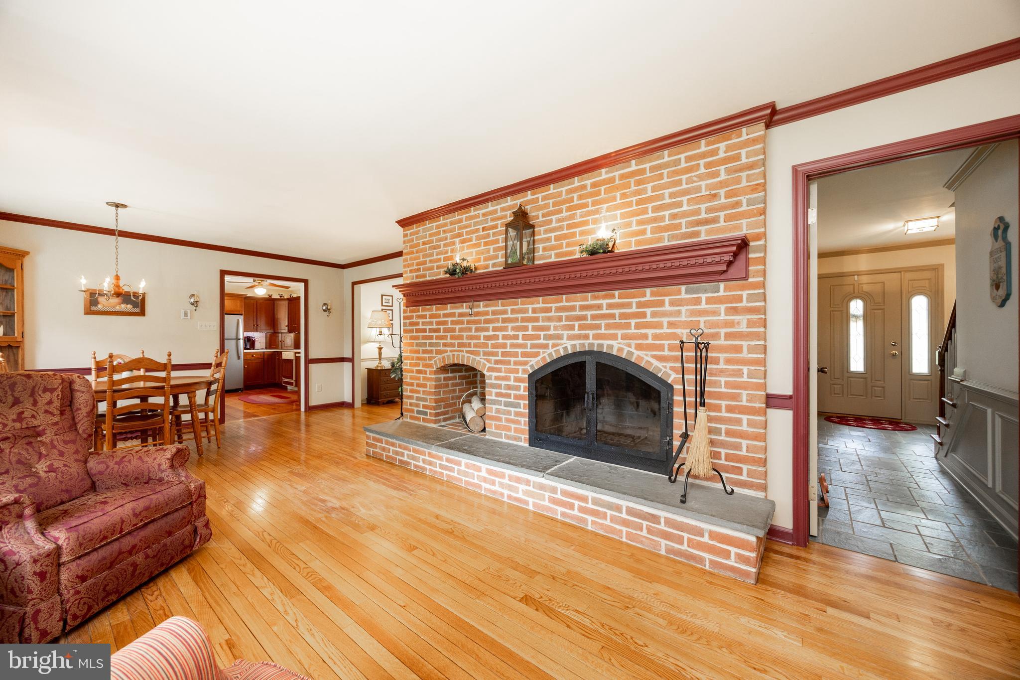 741 Cowpath Road Telford, PA 18969 - Photo 18 of 72 a living room with furniture and a fireplace