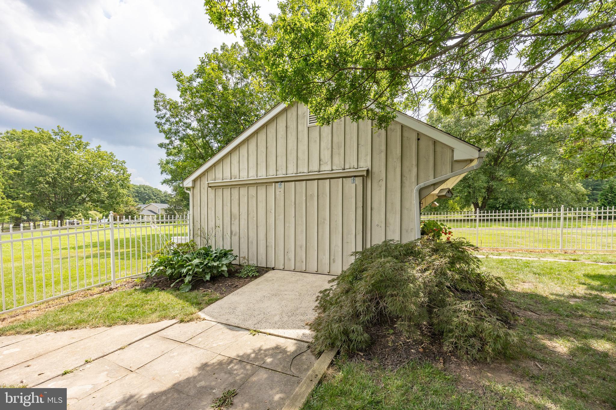 741 Cowpath Road Telford, PA 18969 - Photo 44 of 72 a view of backyard with swimming pool and outdoor seating