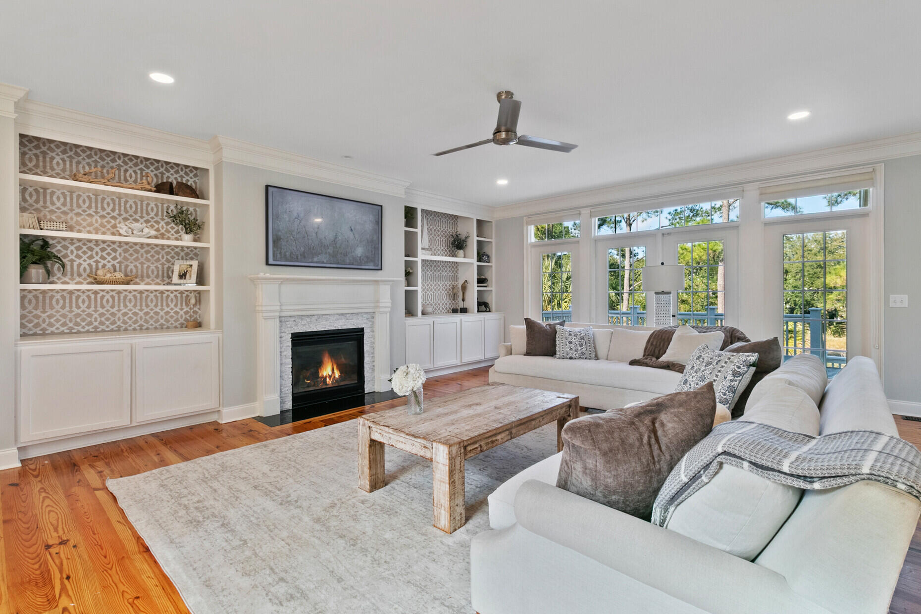 4882 Sound View Drive Mount Pleasant, SC 29466 - Photo 12 of 80 Living Room Towards Fireplace