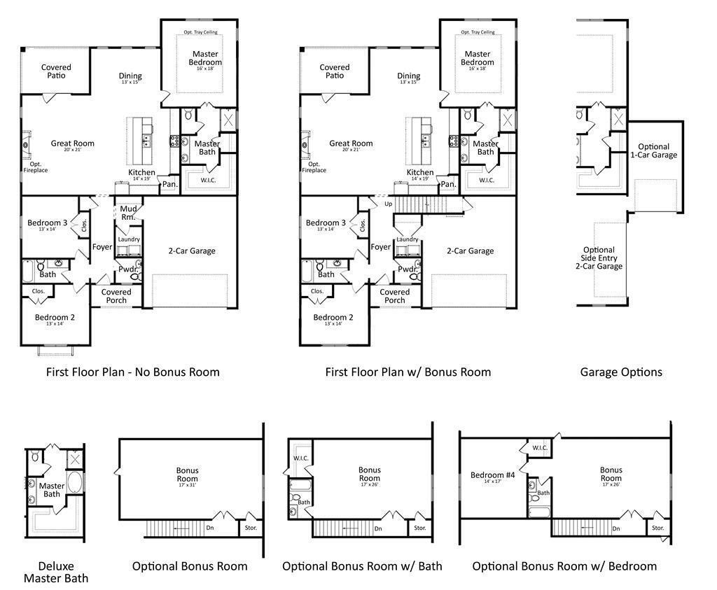 165 Twisted Oak Trail Elloree, SC 29047 - Photo 5 of 5 FLOORPLAN MERCER A