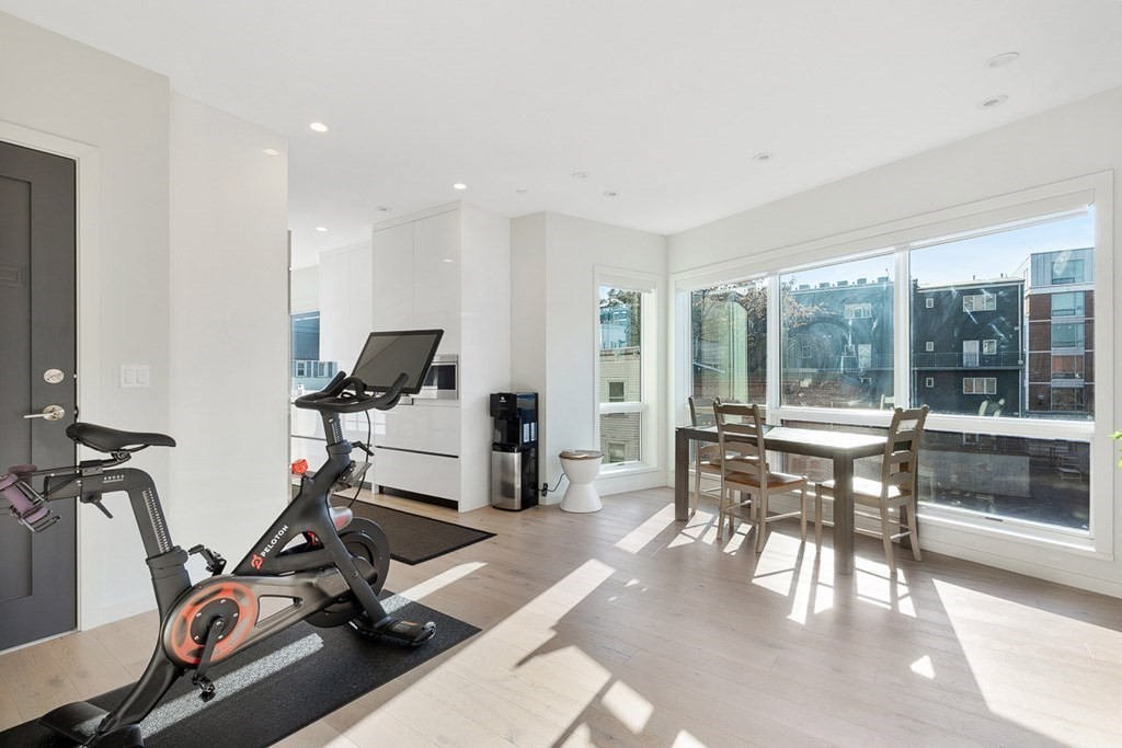 100 A Street, Unit 4 Boston, MA 02127 - Photo 15 of 42 a view of a room with gym equipment