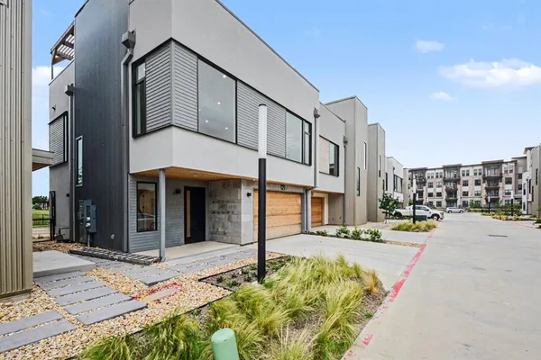 a view of a building with pathway