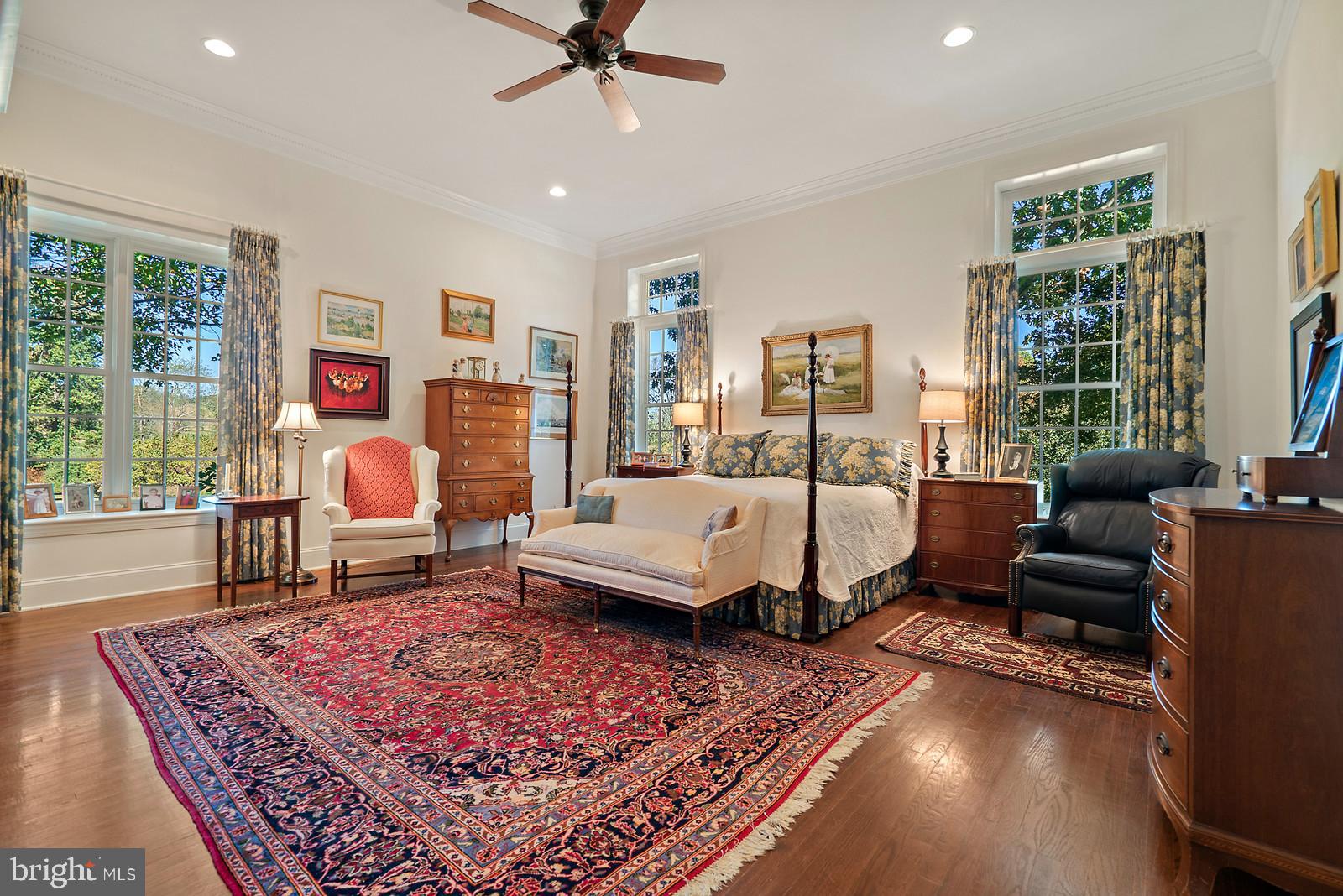 10634 Pleasant Vale Road Delaplane, VA 20144 - Photo 15 of 26 Beautiful main level master w views and fireplace