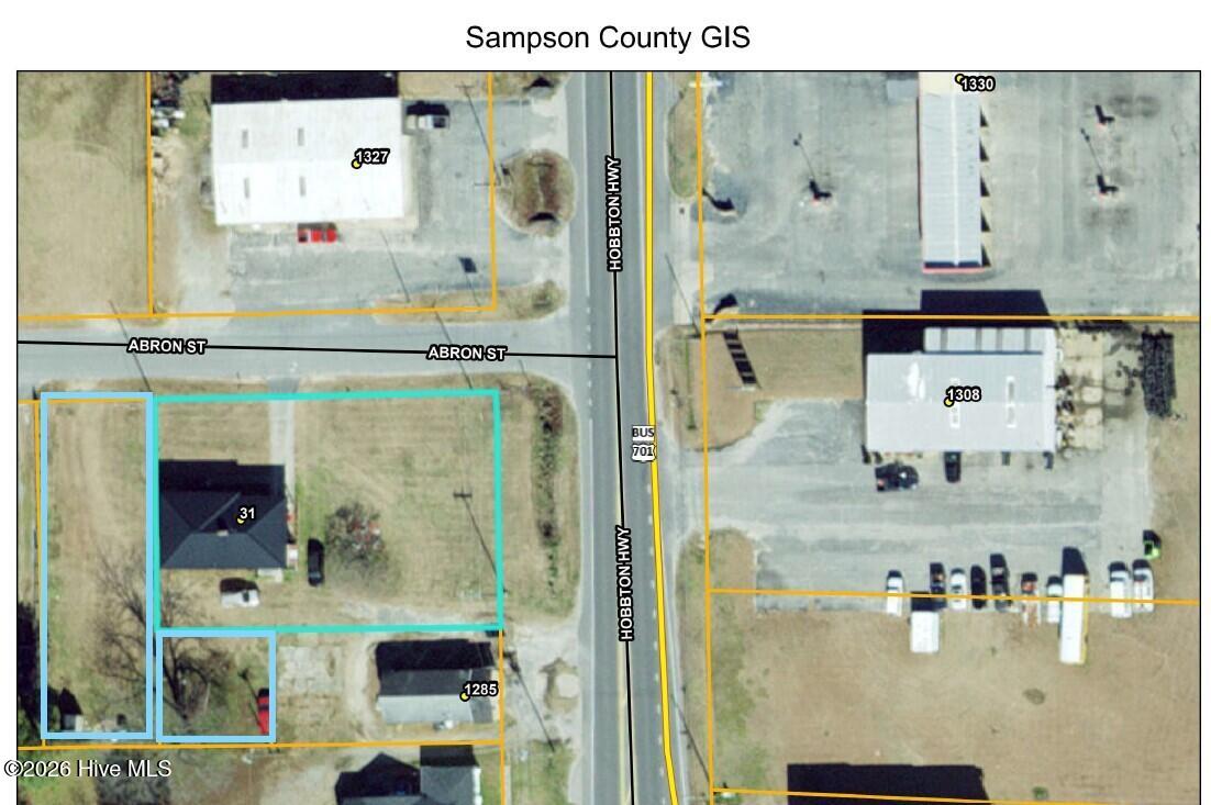 31 Abron Street Clinton, NC 28328 - Photo 2 of 29 GIS Screenshot - 31 Abron St