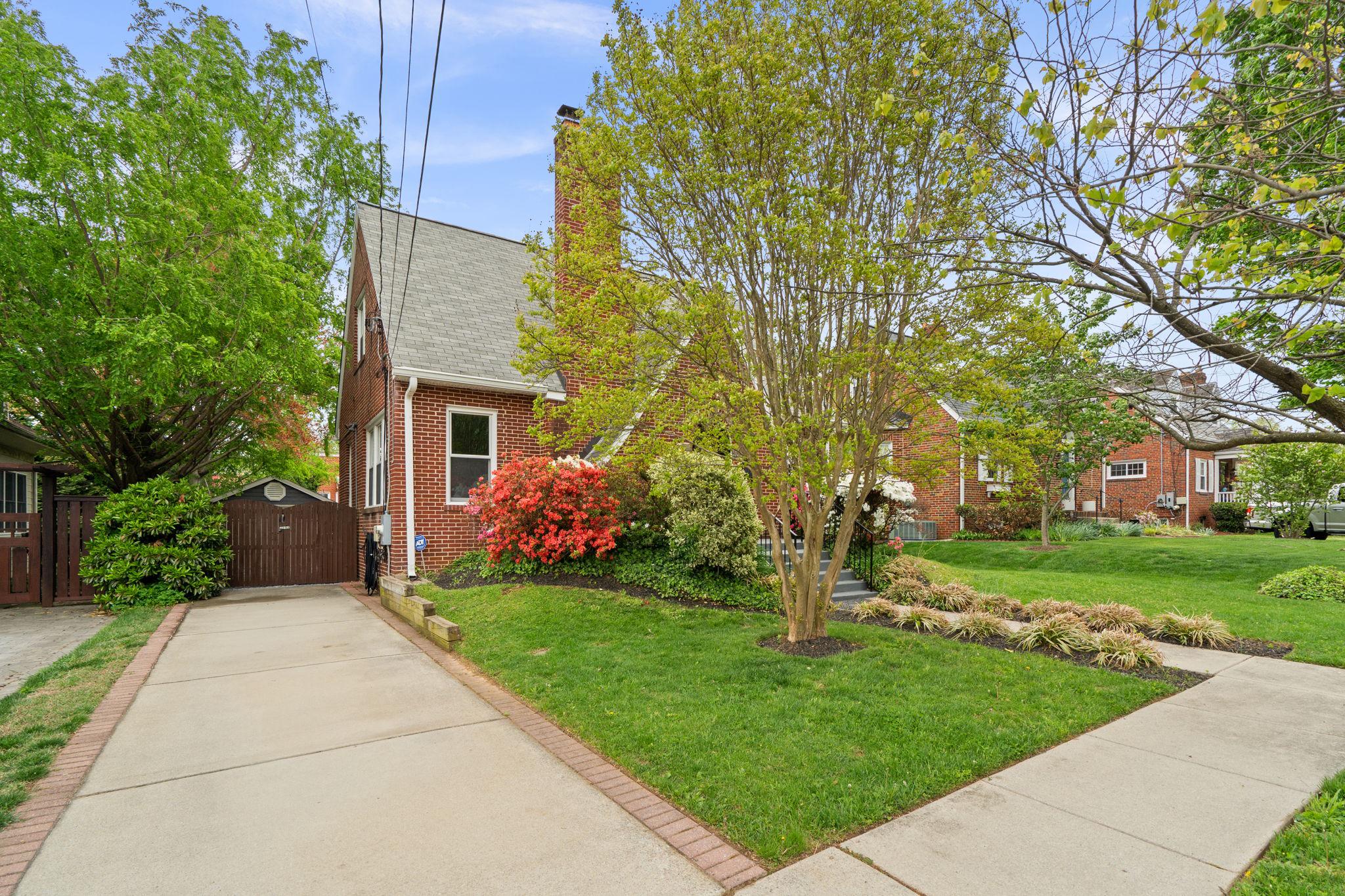 9409 Garwood Street Silver Spring, MD 20901 - Photo 5 of 49 Long driveway (1-car detached garage behind gate).