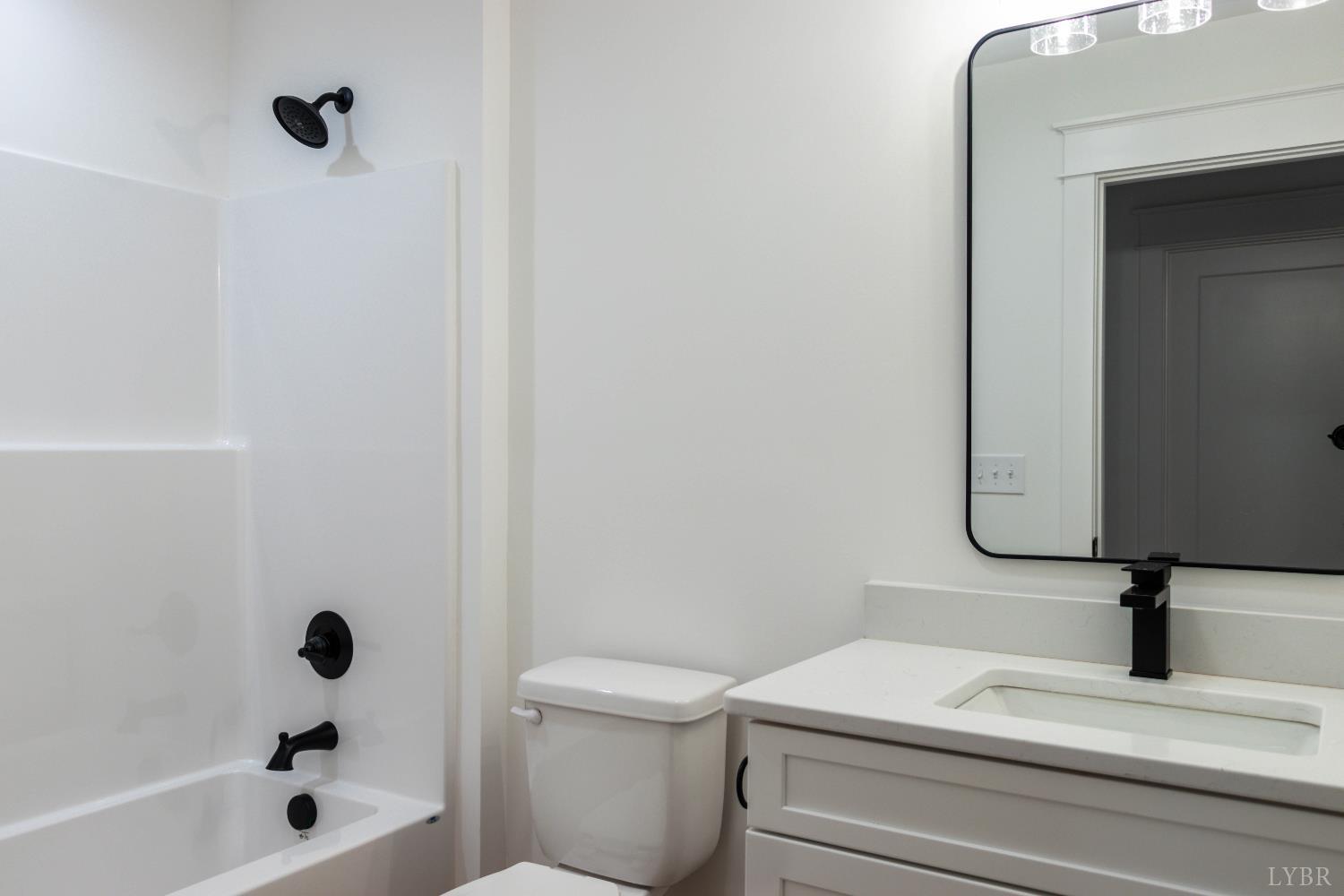 179 Luke Court Rustburg, VA 24588 - Photo 39 of 53 a bathroom with a sink a toilet and shower