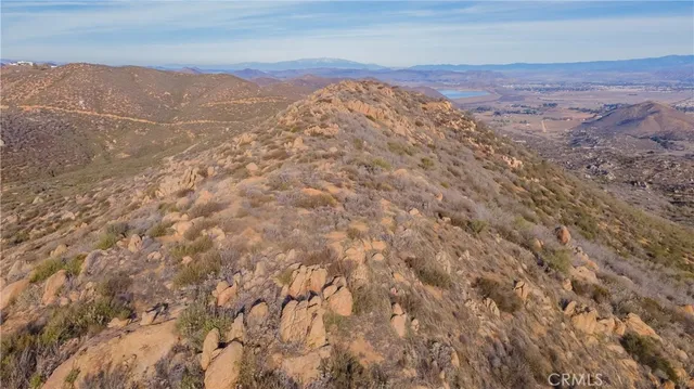 a view of an outdoor space and mountain view
