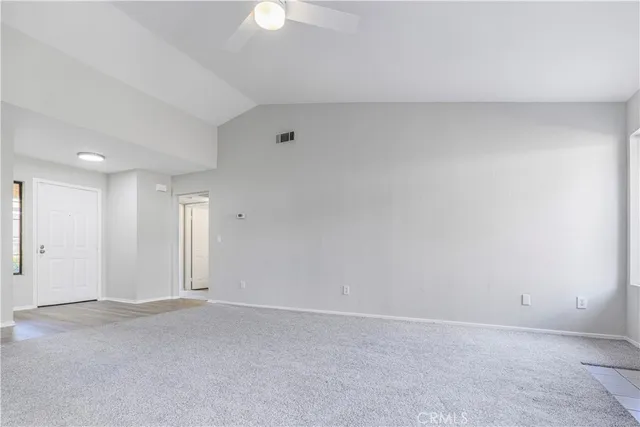 a view of an empty room