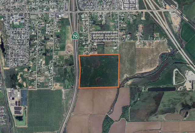 a bird view of a house