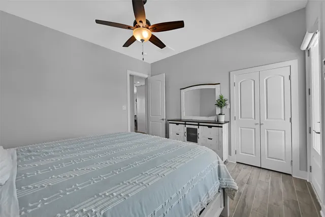 a storage room with washer and dryer