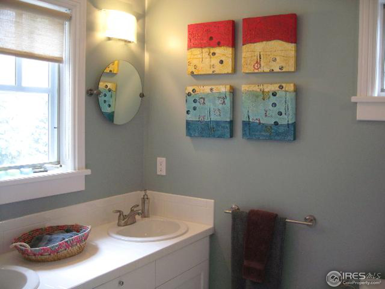 1023 Forest Avenue Boulder, CO 80304 - Photo 13 of 13 a bathroom with a sink and a mirror
