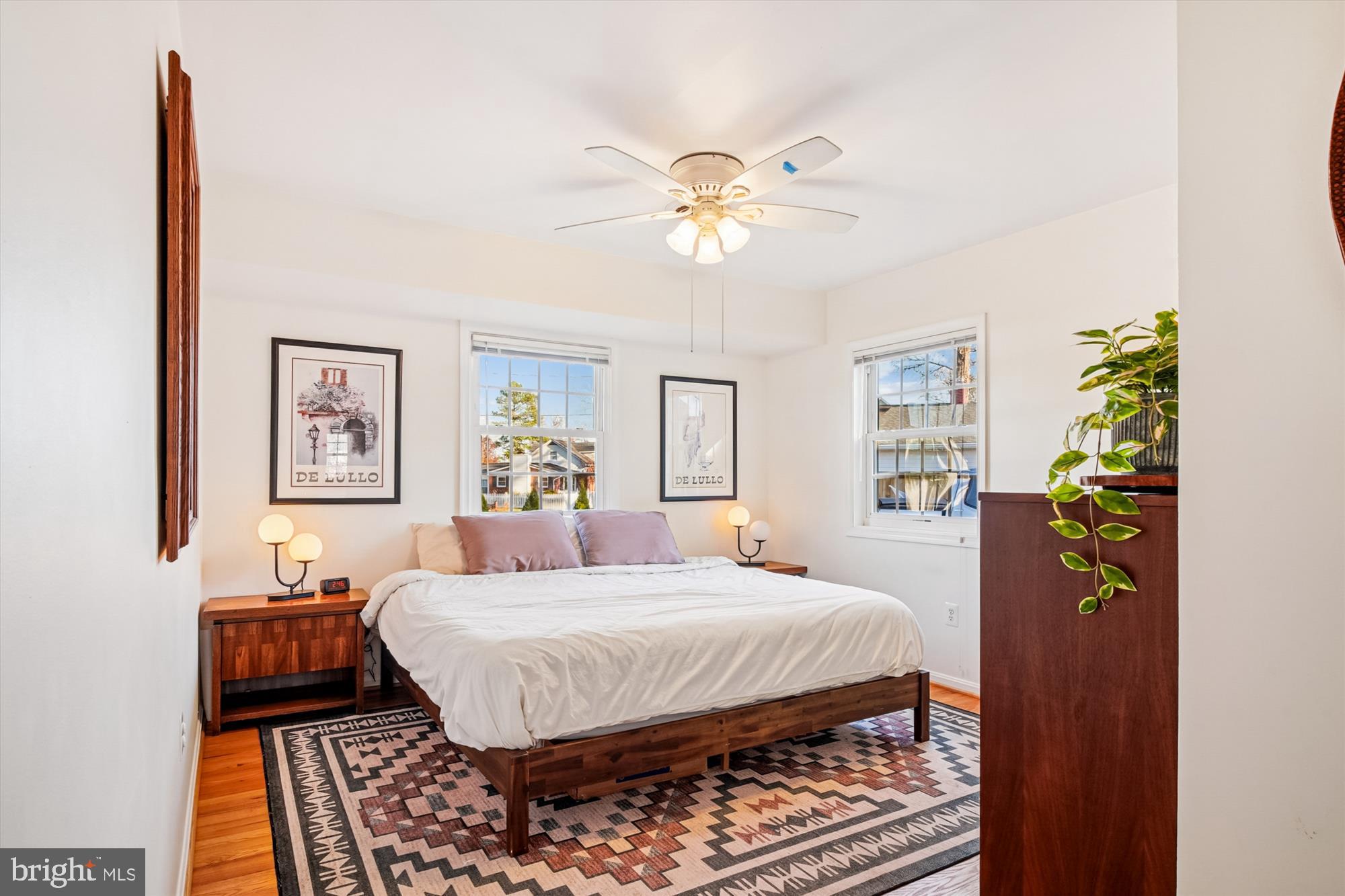 3064 Centre Road Riva, MD 21140 - Photo 18 of 45 a bedroom with a bed and a chandelier