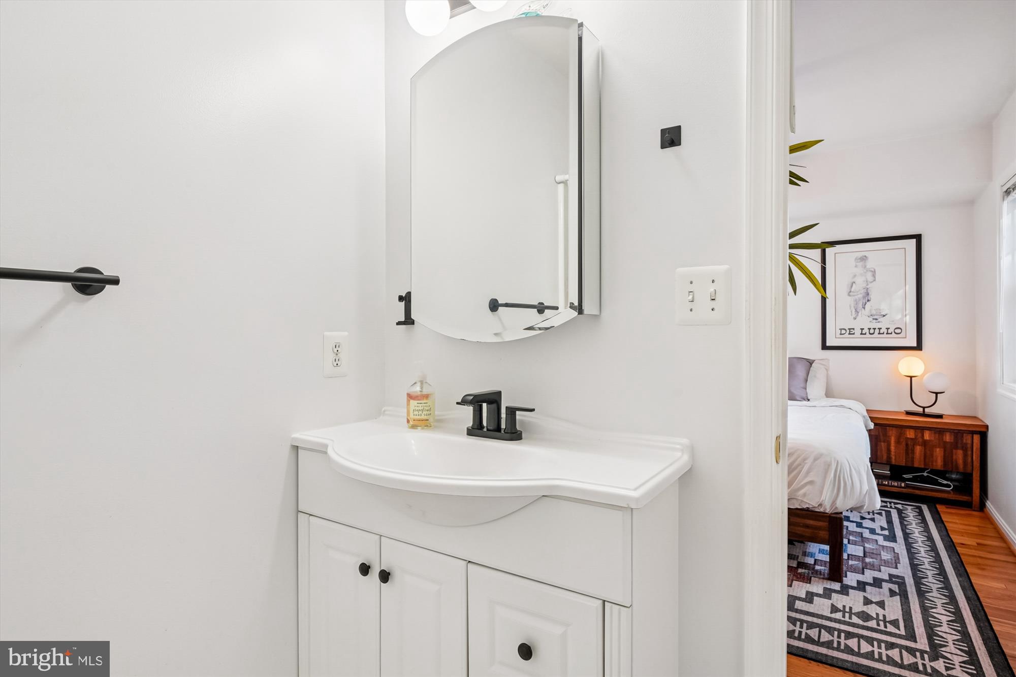 3064 Centre Road Riva, MD 21140 - Photo 21 of 45 a bathroom with a sink and a mirror