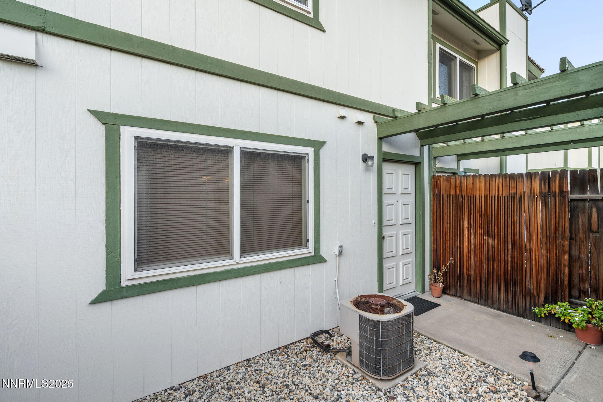 a front view of a house with entryway