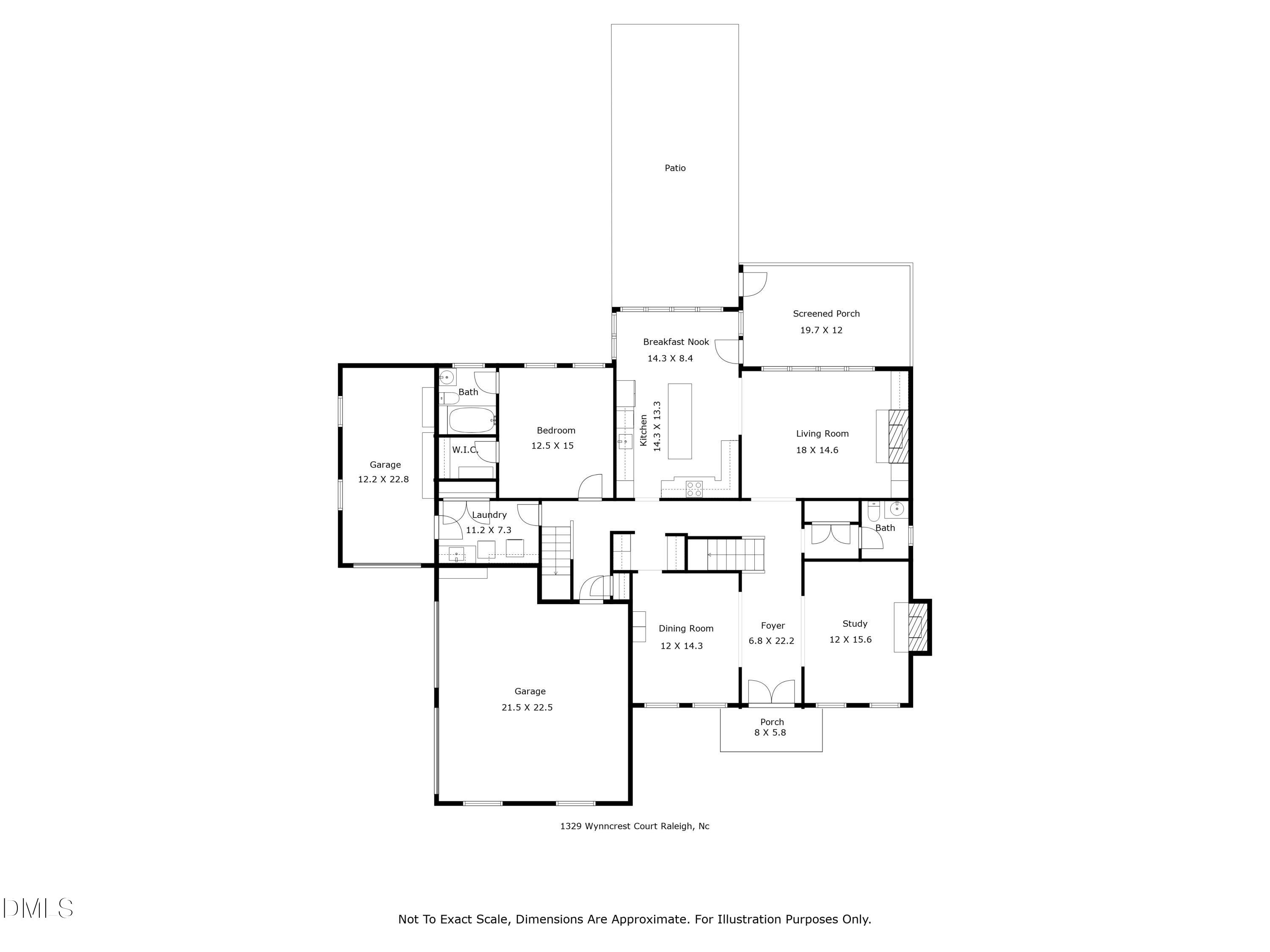 1329 Wynncrest Court Raleigh, NC 27603 - Photo 61 of 64 1st_floor_1329_wynncrest_court_raleigh_w