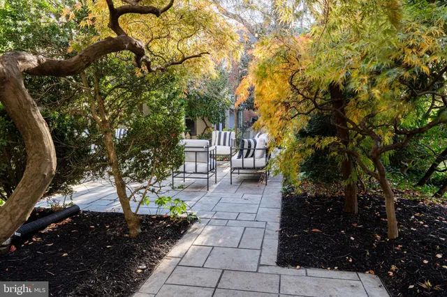 a view of a room with furniture and wooden floor