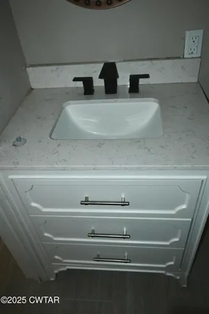 a close view of washer and dryer
