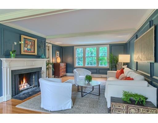 37 Garland Road Concord, MA 01742 - Photo 21 of 33 a living room with furniture and a fireplace