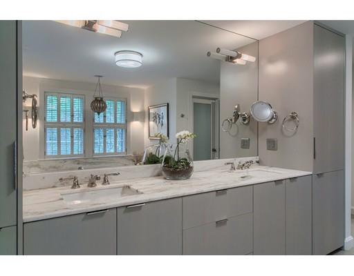 37 Garland Road Concord, MA 01742 - Photo 29 of 33 a bathroom with a sink vanity granite and a mirror