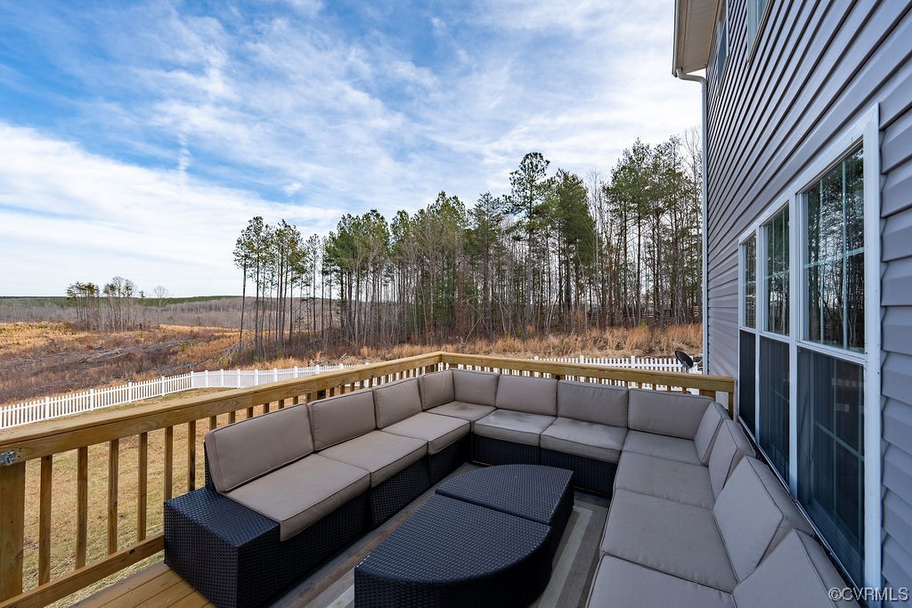 1147 Courthouse Road Palmyra, VA 22963 - Photo 28 of 48 a view of roof deck with couches and city view