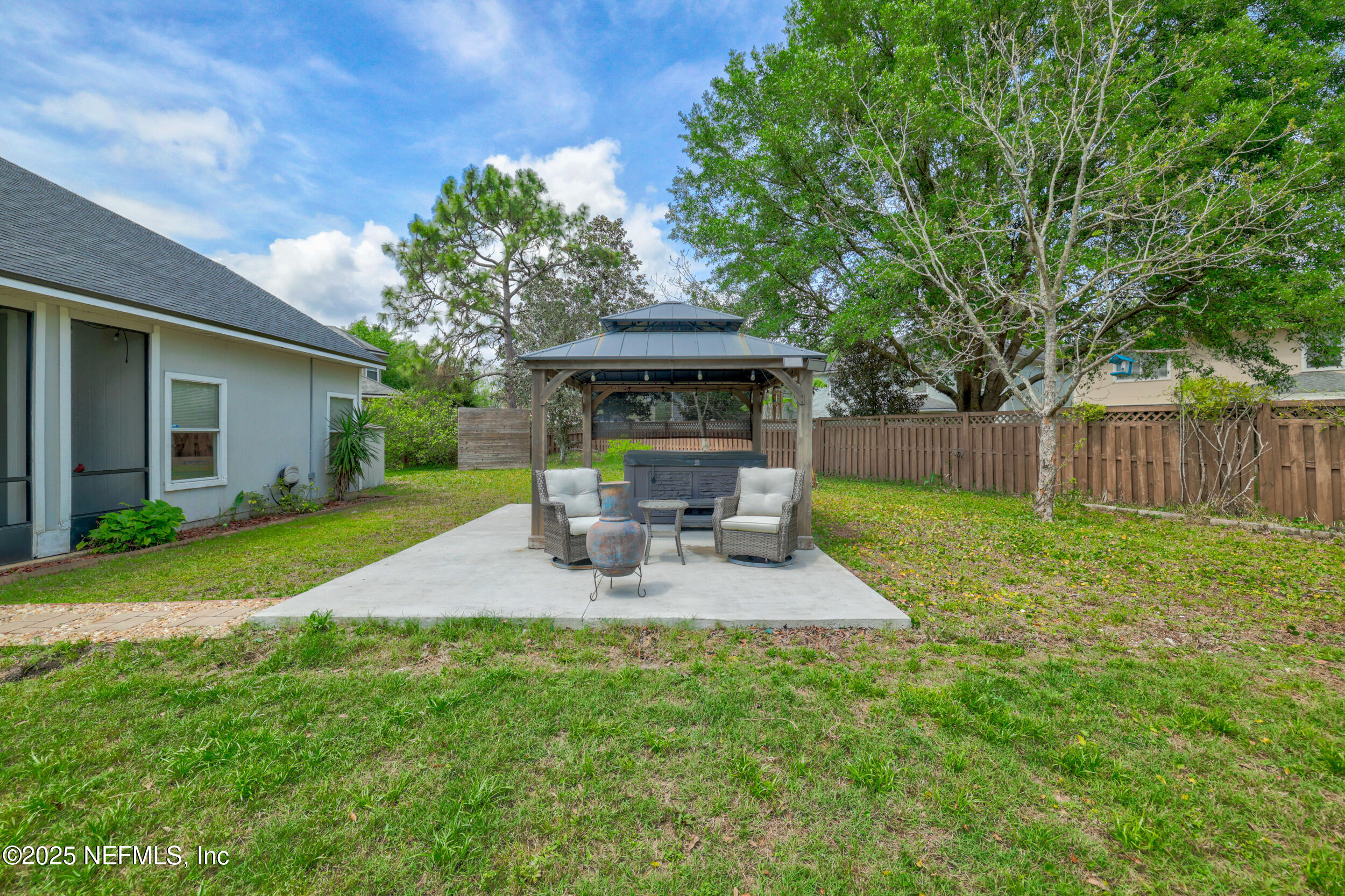 1256 Splendid Ravine Street St. Augustine, FL 32092 - Photo 24 of 36 Hot tub with Gazebo