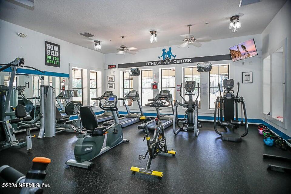 1256 Splendid Ravine Street St. Augustine, FL 32092 - Photo 31 of 36 a view of a room with gym equipment