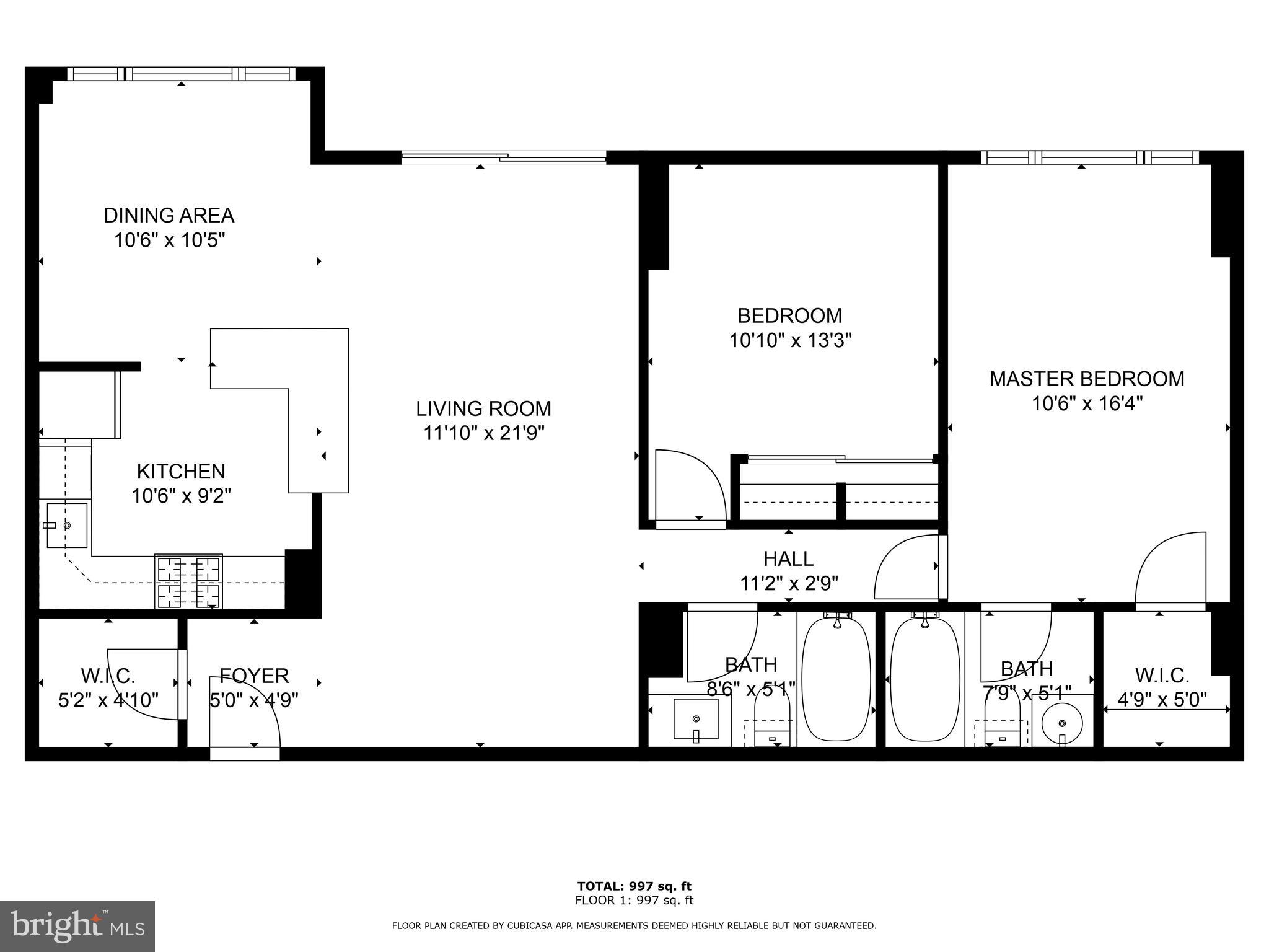 8830 Piney Branch Road, Unit 803 Silver Spring, MD 20903 - Photo 47 of 47 Floor plan