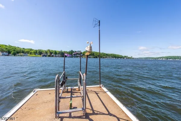 a view of a lake with a ocean view