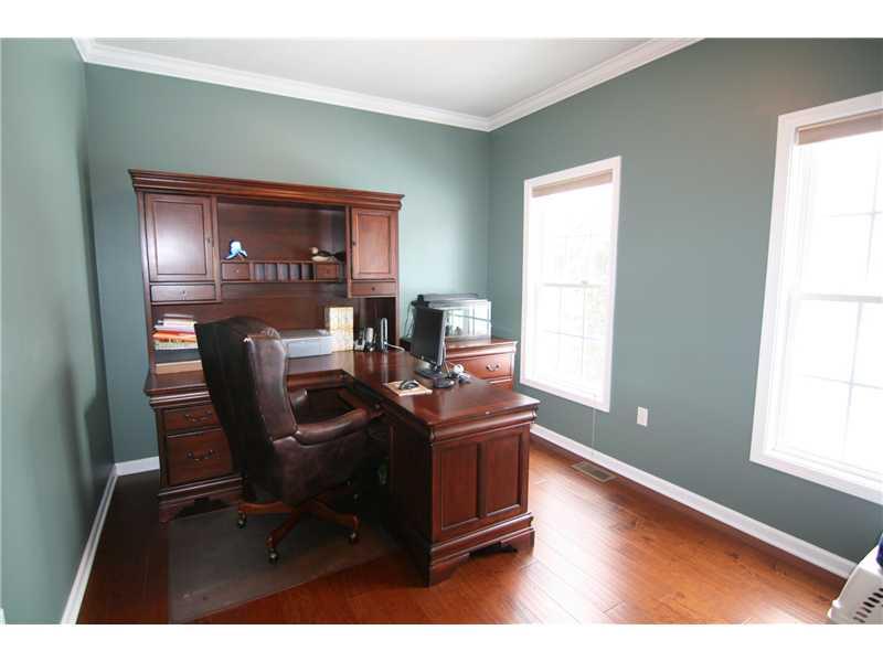 347 Buffalo Ridge Road Canonsburg, PA 15317 - Photo 14 of 25 Den. A quiet retreat for work and study! Hardwood flooring, crown molding, lighted ceiling fan...