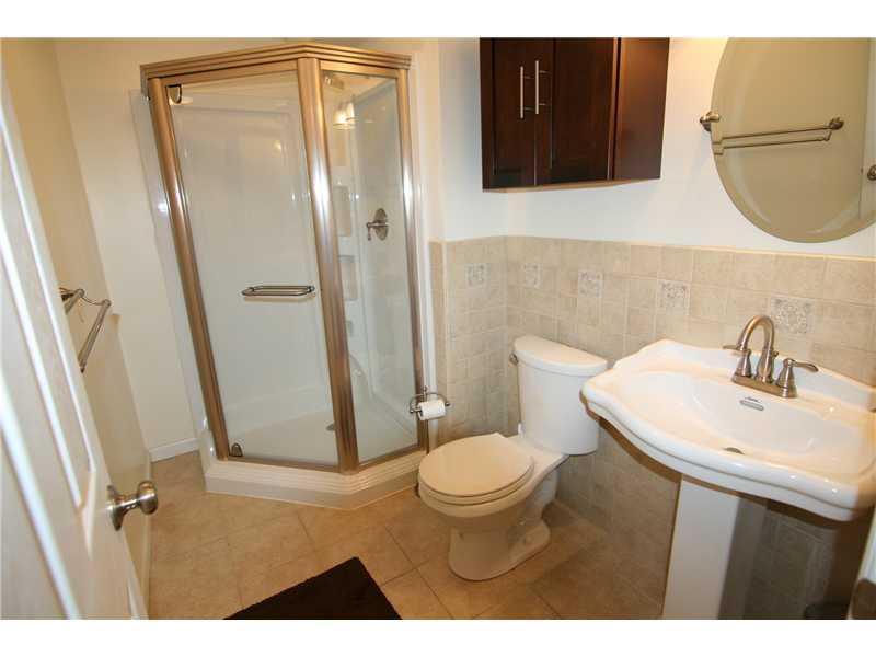 347 Buffalo Ridge Road Canonsburg, PA 15317 - Photo 19 of 25 Full Bath. Gameroom bath with pedestal sink, ceramic tile flooring, shower with glass enclosure...