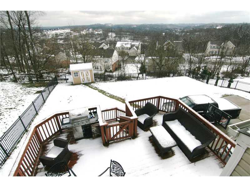 347 Buffalo Ridge Road Canonsburg, PA 15317 - Photo 20 of 25 Yard/Garden. Amazing view! Party-sized deck! Large, level, fenced rear yard with storage shed...