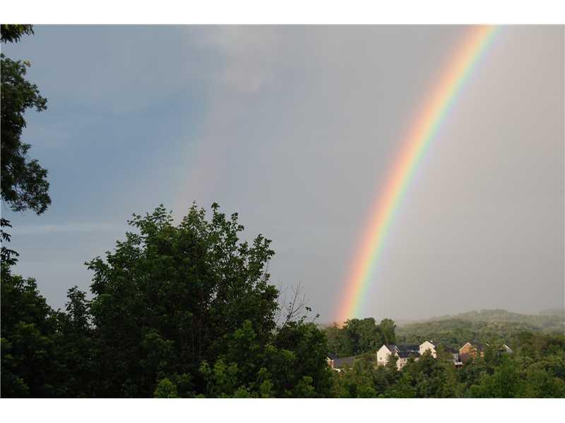 347 Buffalo Ridge Road Canonsburg, PA 15317 - Photo 22 of 25 View. The rainbow ends here!