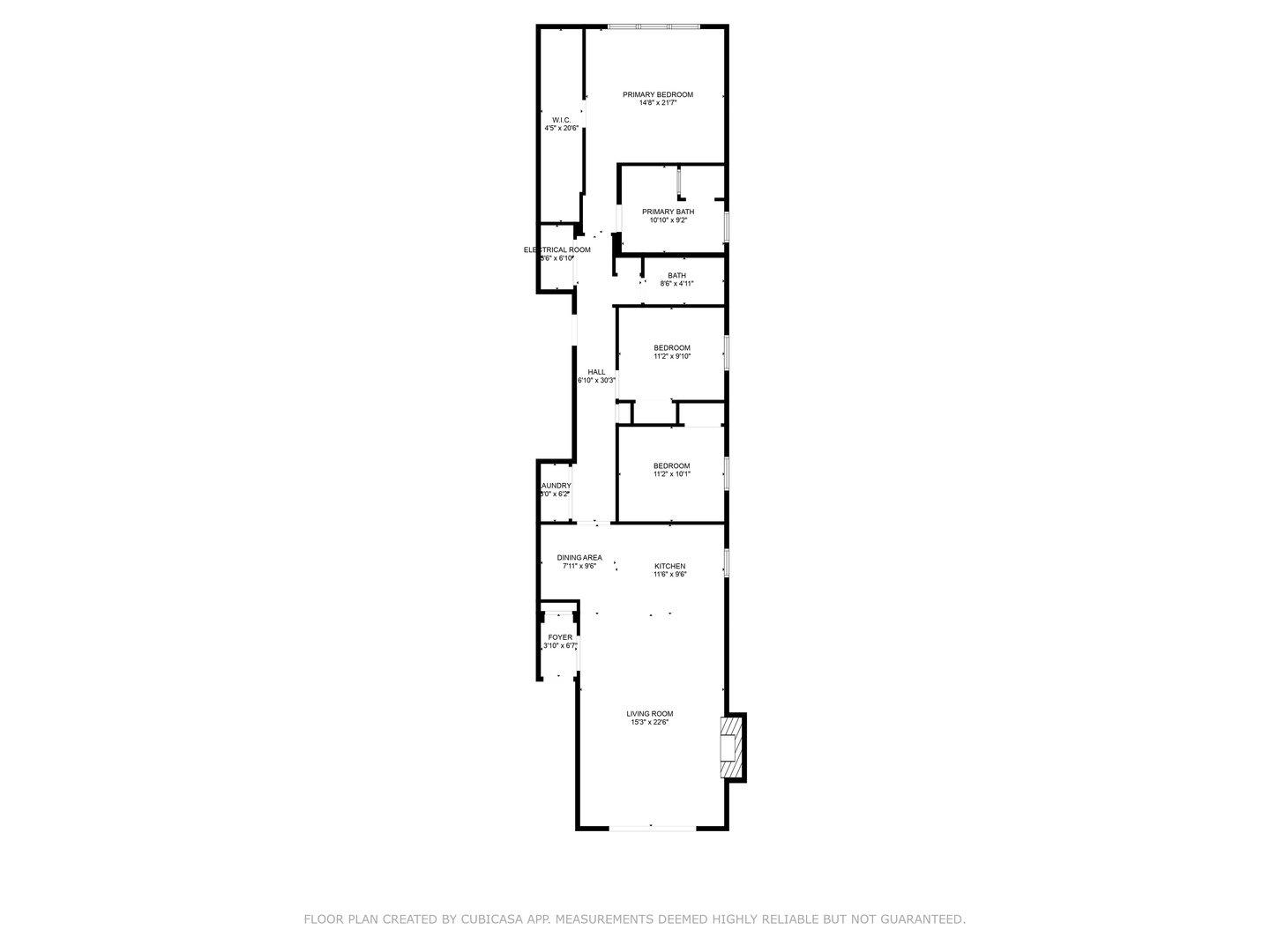 1248 West Jackson Boulevard, Unit 3E Chicago, IL 60607 - Photo 20 of 20 a picture of a room with a white wall and a white wall