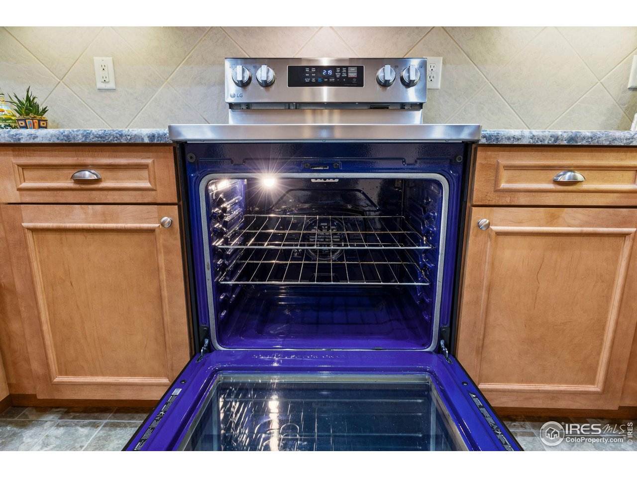 4672 West 20th Road, Unit 2212 Greeley, CO 80634 - Photo 19 of 40 Unique blue interior in the oven.