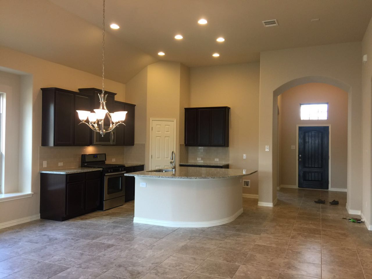 8337 Angelo Loop Round Rock, TX 78665 - Photo 22 of 22 a living room with furniture and a flat screen tv