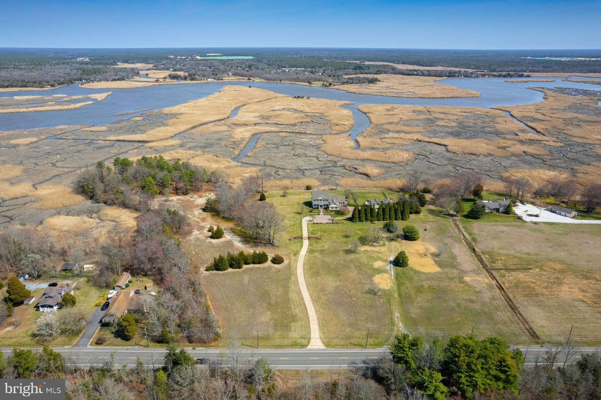1880 East Buckshutem Road Millville, NJ 08332 - Photo 2 of 41 Aerial View - Maurice River and Meadow