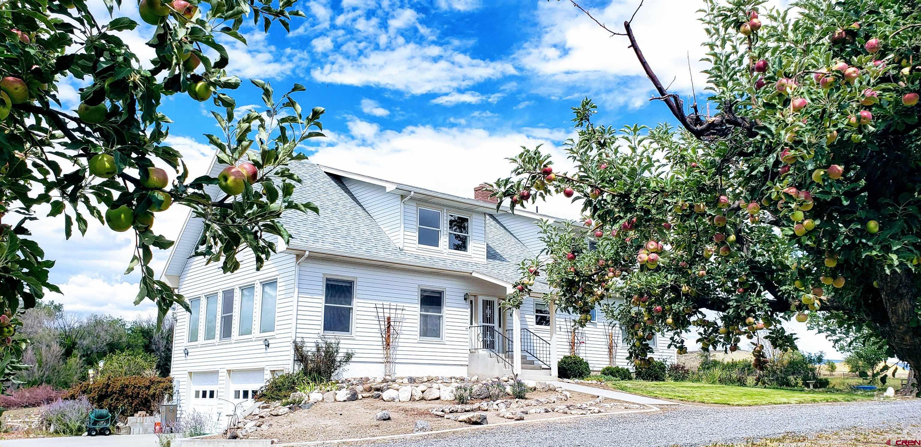 21669 Myers Road Orchard City, CO 81418 - Photo 5 of 35 a front view of a house with a garden