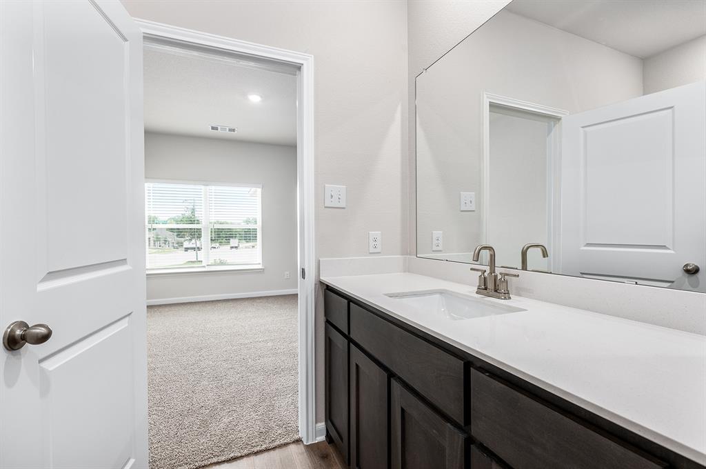 6326 Emerald Tree Lane Dallas, TX 75241 - Photo 15 of 20 a bathroom with a sink and a mirror