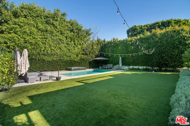 a view of a golf course with a park