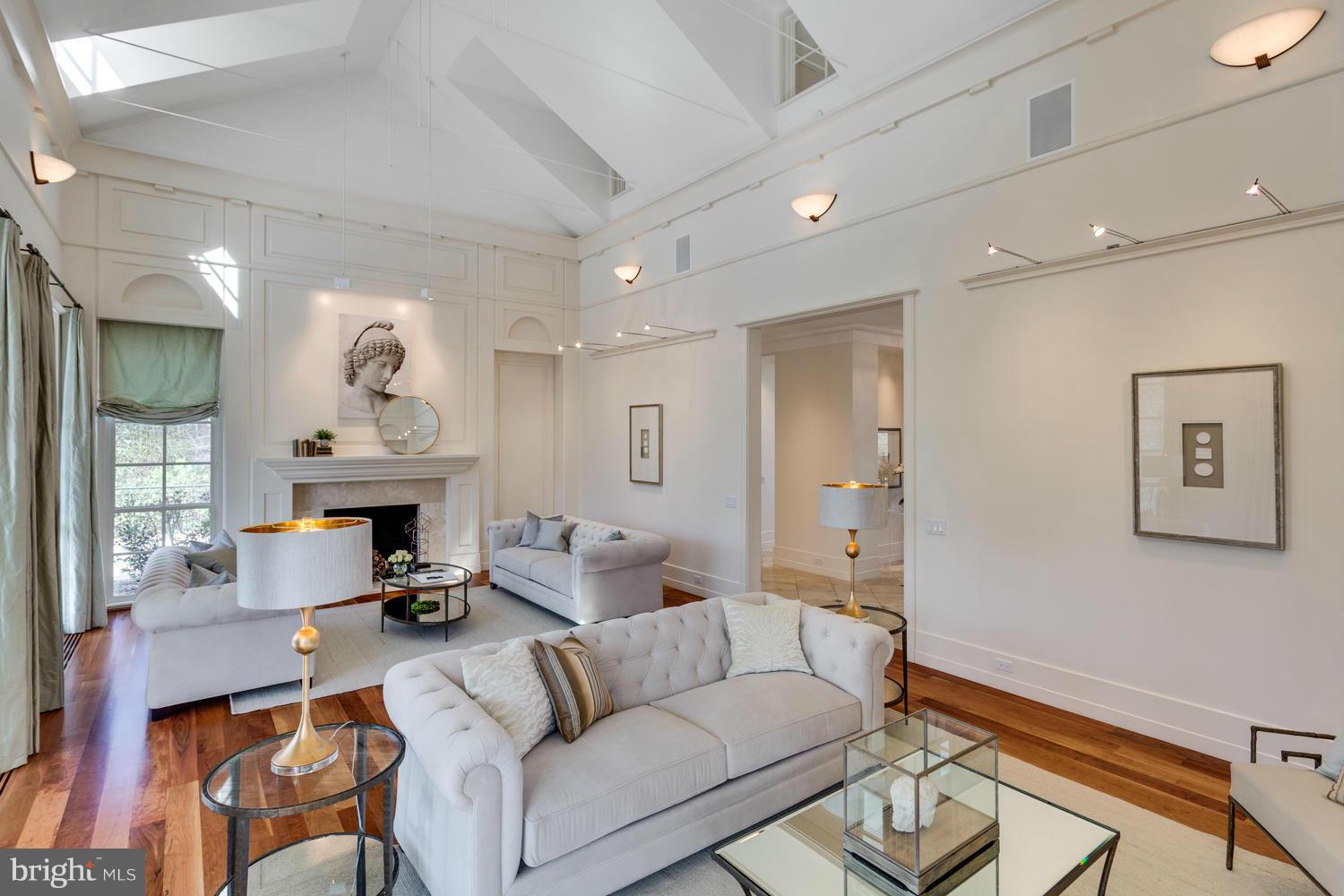1300 Ranleigh Road McLean, VA 22101 - Photo 4 of 30 a living room with furniture and a fireplace