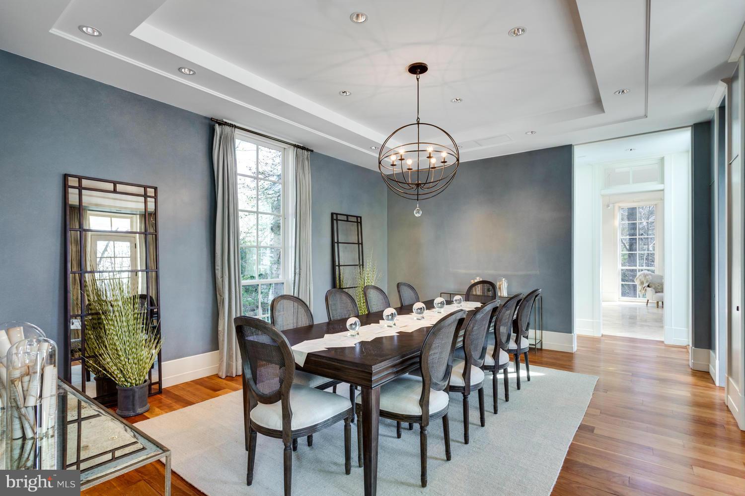 1300 Ranleigh Road McLean, VA 22101 - Photo 5 of 30 a view of a dining room with furniture window and wooden floor