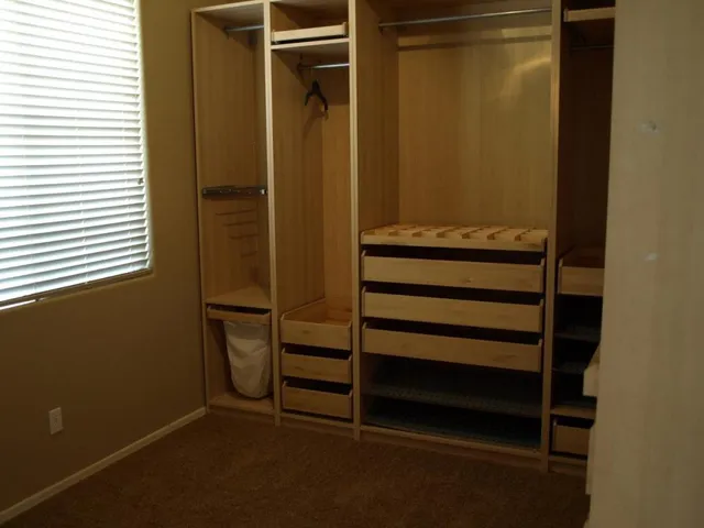 a view of walk in closet