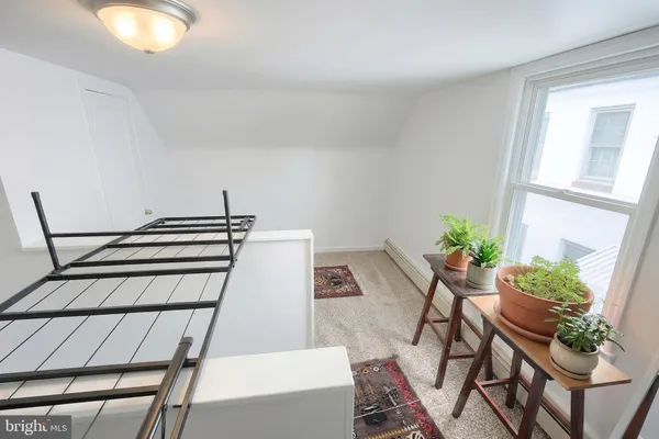walk in closet with window