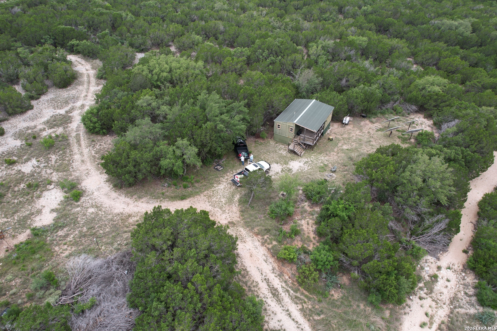 2190 Cr 650 Rocksprings Tx 78880 Del Rio, TX 78840 - Photo 47 of 62 an aerial view of a house with a yard