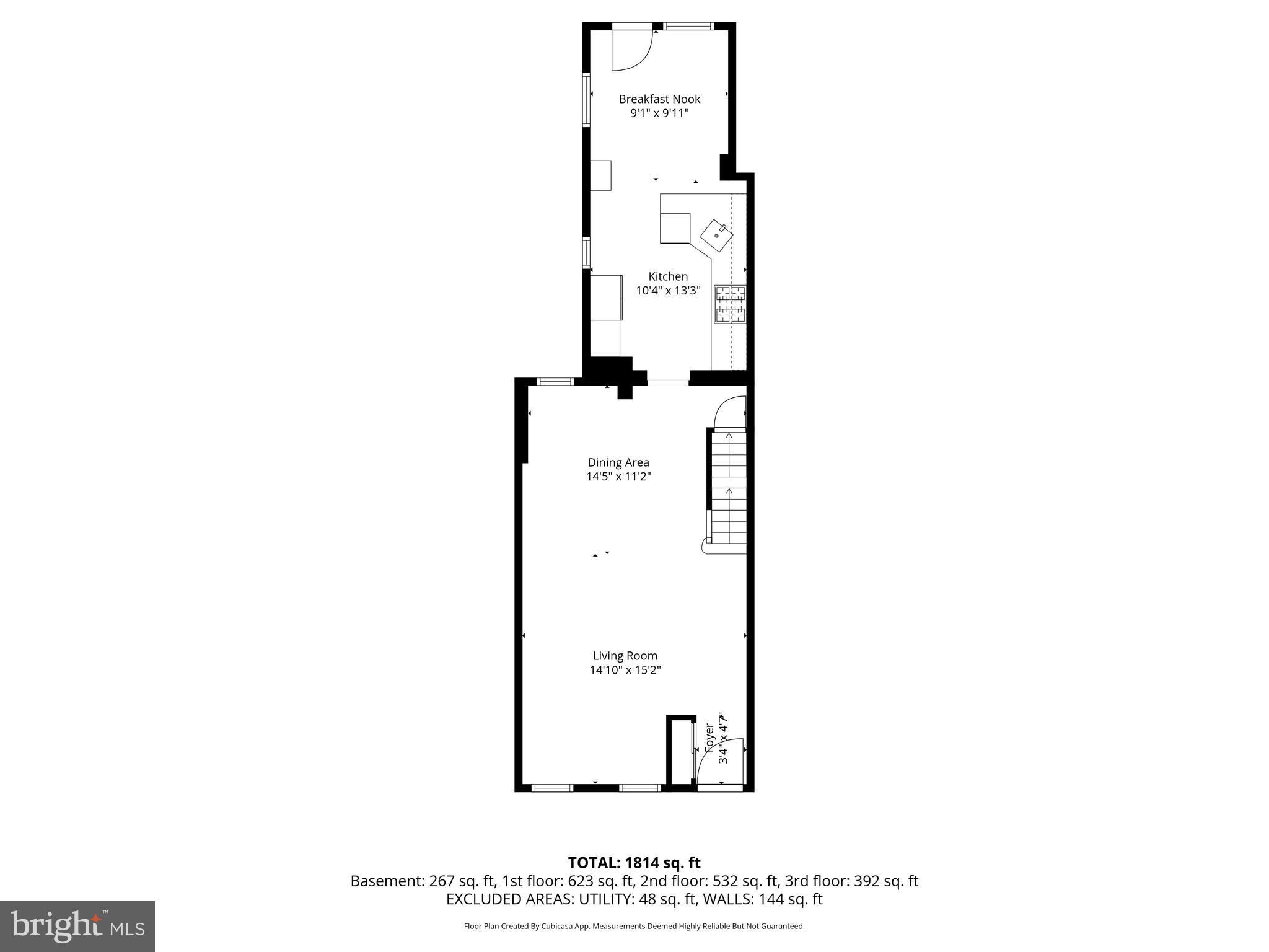 1913 Carpenter Street Philadelphia, PA 19146 - Photo 35 of 39 a picture of a floor plan