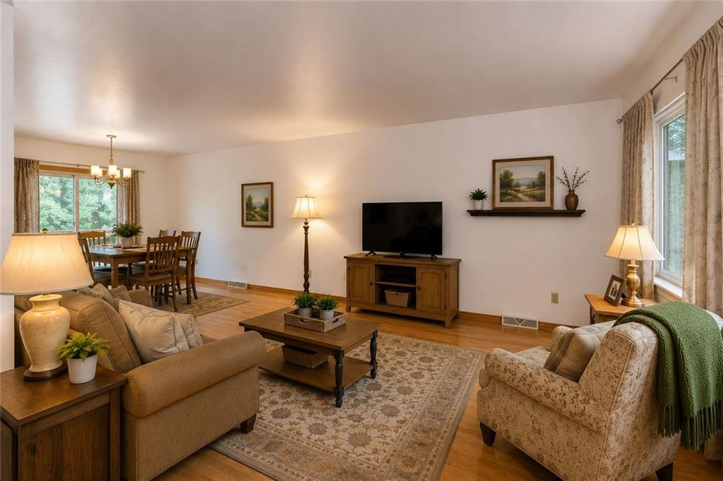 2555 Warren Road Indiana, PA 15701 - Photo 10 of 42 Living room looking from the entry - viritually staged