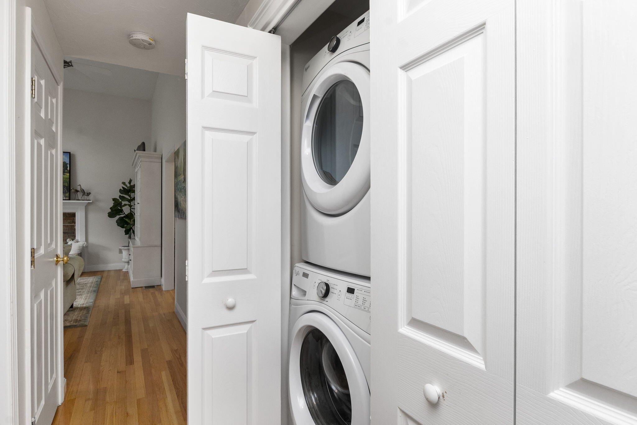 78 Brant Way Hyannis, MA 02601 - Photo 40 of 54 First floor laundry in hallway