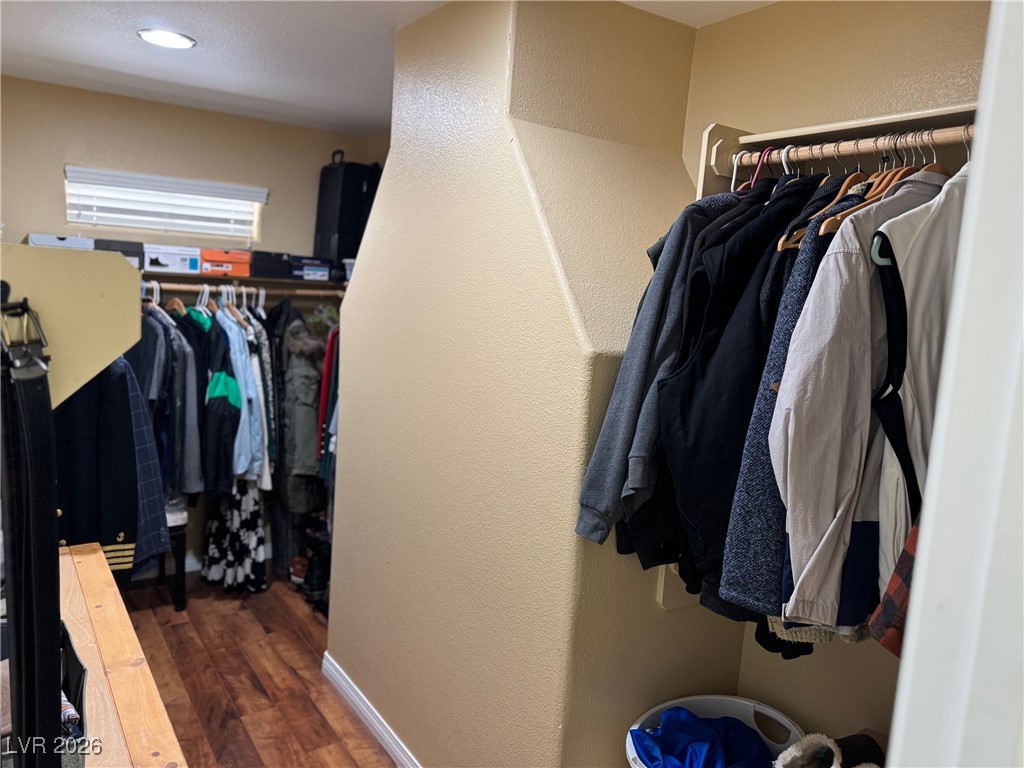 504 I Avenue Boulder City, NV 89005 - Photo 30 of 60 Spacious closet with dark wood-style floors