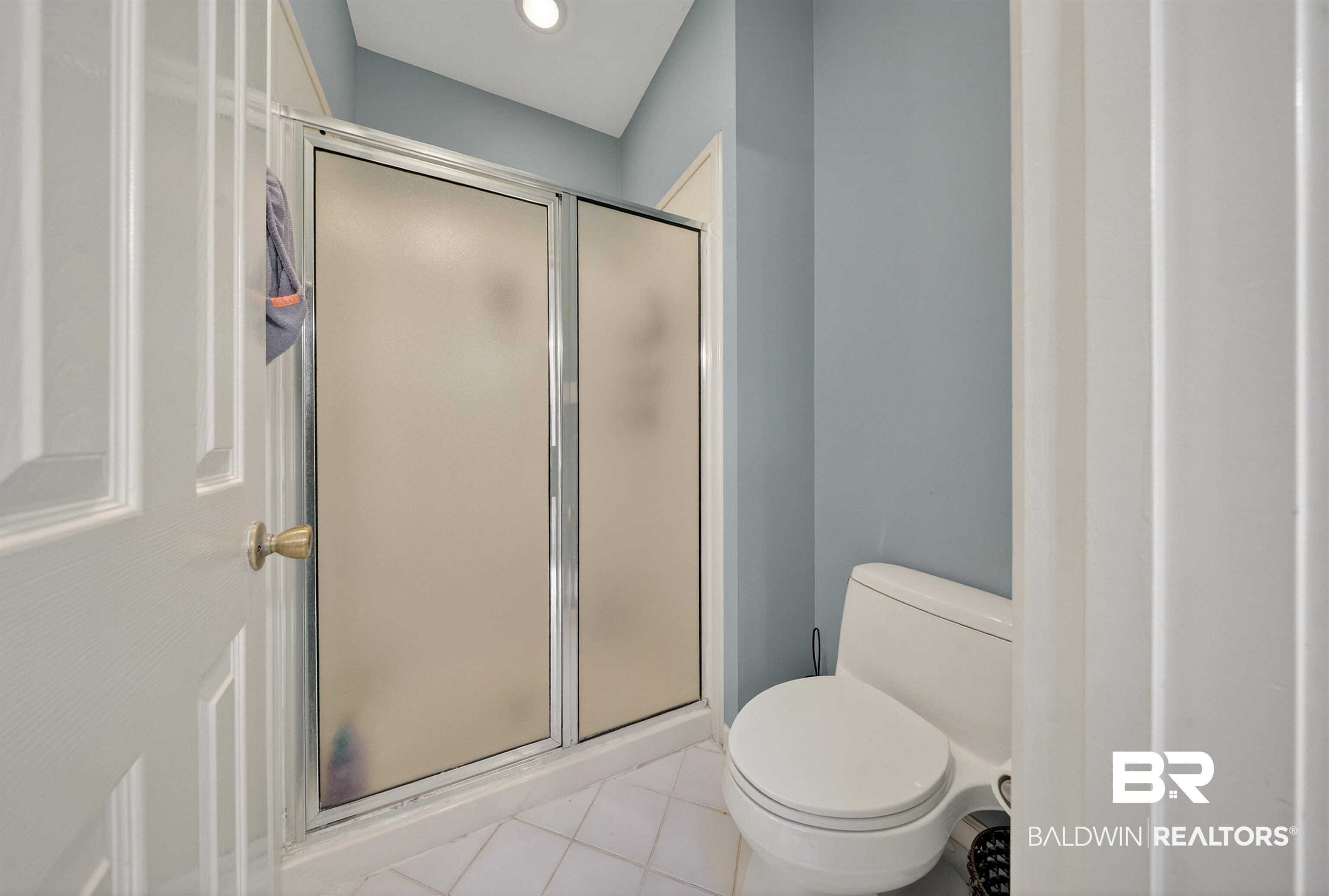 1250 Savannah Drive Mobile, AL 36609 - Photo 28 of 35 Full bathroom featuring a shower stall and light tile patterned flooring
