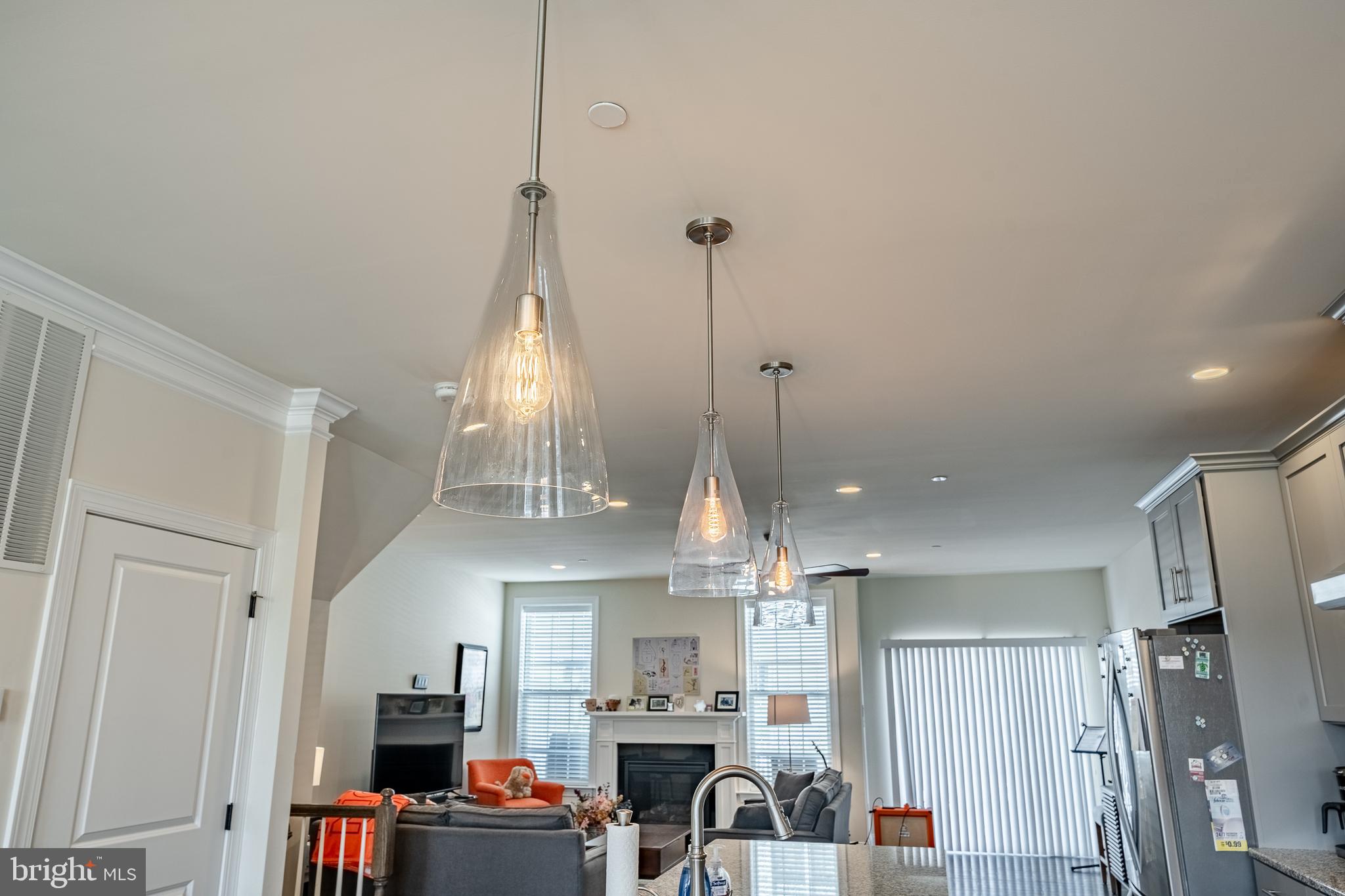 309 Murray Lane Springfield, PA 19064 - Photo 12 of 47 a view of a center island and living room